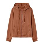 Women's Lightweight Zip-Up Hoodie with Pockets, Long Sleeve