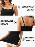 CharmLeaks Women's Cotton Sleeveless Yoga Tank Top