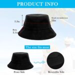ECOMBOS Cotton Bucket Hat for Women Men Teens