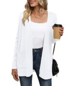 Yommay Women's Loose Casual Lightweight V-neck Cardigan