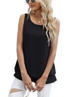 Yommay Women's Sleeveless Chiffon Tank Top