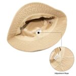 YAMEIZE Summer Trendy UV400 Bucket Hat for All Ages