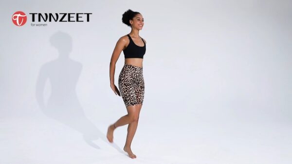 TNNZEET Women's High Waisted Cycling Shorts for Gym