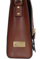 Catwalk Leather Messenger Bag - Large Work Satchel
