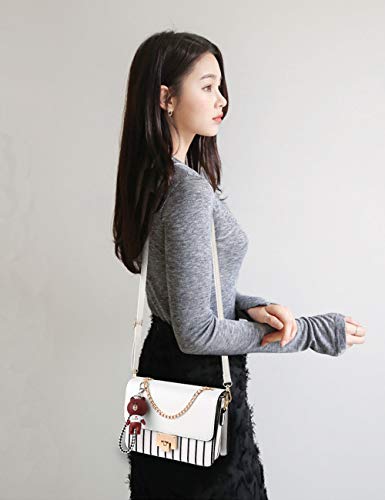 zhongningyifeng Leather Crossbody Shoulder Bag for Women