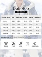 Dokotoo Womens Fuzzy Fleece Hooded Cardigan UK S-XXL