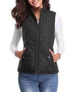 Fuinloth Women's Quilted Lightweight Padded Vest