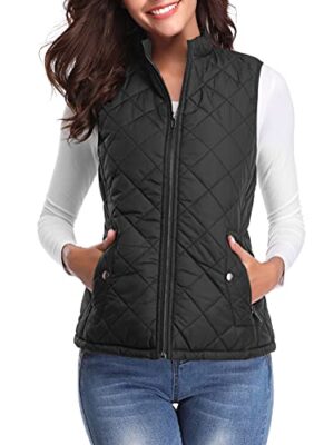 Fuinloth Women's Quilted Lightweight Padded Vest