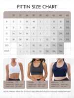 FITTIN Racerback Sports Bra - Padded Seamless Activewear