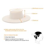 GEMVIE Wide Brim Fedora Hat for Men & Women
