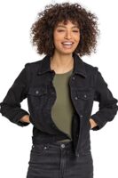 Roman Originals Women's 100% Cotton Denim Jacket - Light Wash