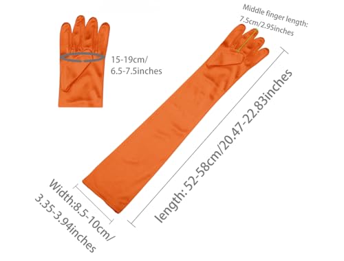 Allegra K Women's Long 1920s Evening Opera Gloves