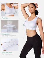 FITTIN Racerback Sports Bra - Padded Seamless Activewear
