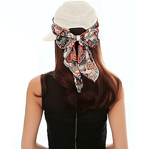 KXF Women Foldable Sun Hat with Neck Flap UPF 50+