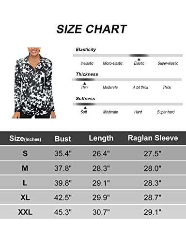 Akiooue Womens UPF 50+ Long Sleeve 1/4 Zip Workout Top
