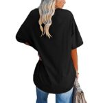 Famulily Women's Summer V Neck Half Sleeve Tunic Top