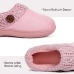 EverFoams Women's Suede Memory Foam Slippers