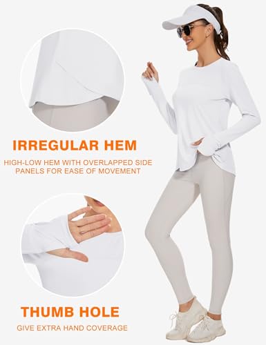IECCP Women's Long Sleeve UPF 50+ Workout Shirt