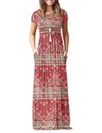 AUSELILY Womens Summer Maxi Dress with Pockets