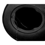 Upstore Women's Classic Felt Fedora Hat (Black)