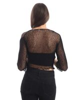 Love My Fashions® Women's Fish Net Bolero Shrug Top 3/4 Sleeve