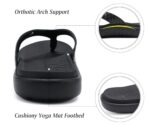 KuaiLu Women's Yoga Mat Flip Flops with Arch Support