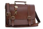 Catwalk Leather Messenger Bag - Large Work Satchel