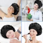 Silk Hair Wrap Bonnet for Sleeping, 1Pc, Elastic Hat