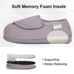 LongBay Women's Wide Fit Memory Foam Slippers