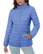 MAGCOMSEN Women's Lightweight Puffer Quilted Jacket
