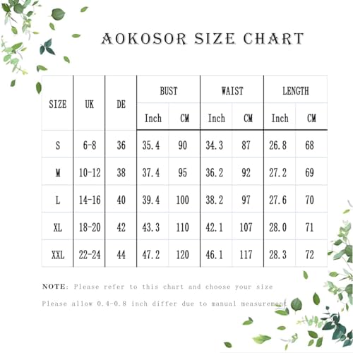 Aokosor Women's V Neck Lace Sleeveless Summer Tank