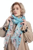 DiaryLook Women's Bird Print Floral Scarf Shawl Wrap
