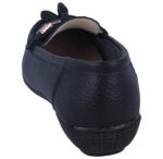 Women's Leather Flat Loafer Casual Comfy Work Shoes