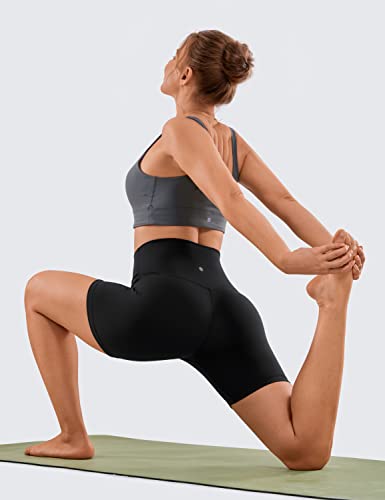 CRZ YOGA Women's Naked Feeling Gym Shorts - 8/10/15/20 cm