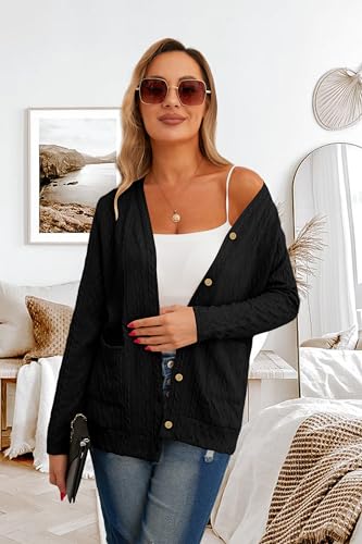 GRECERELLE Womens Long Sleeve Lightweight Cardigan