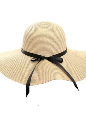 ZARCHE Women's Straw Sun Hat, Foldable, Wide Brim, UPF50
