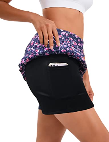 Women's Golf Skorts with Pockets, Knee Length