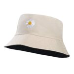 MaoXinTek Reversible Cotton Daisy Sun Hat 56-58cm