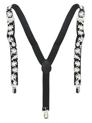 Zac's Alter Ego Ladies 25mm Daisy Print Braces