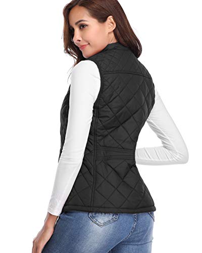 Fuinloth Women's Quilted Lightweight Padded Vest