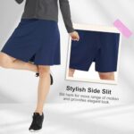 Westkun Knee Length Golf Skirts for Women with Pockets