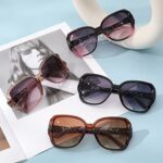 Firtink 4 Pcs Women Large UV 400 Polarized Sunglasses
