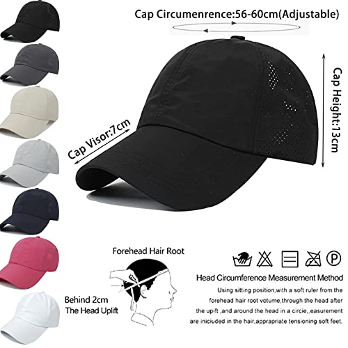 Women's Criss Cross Ponytail Baseball Cap, Quick Drying Mesh