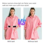 Maikun Women's Elastic Waist Belt for Dresses
