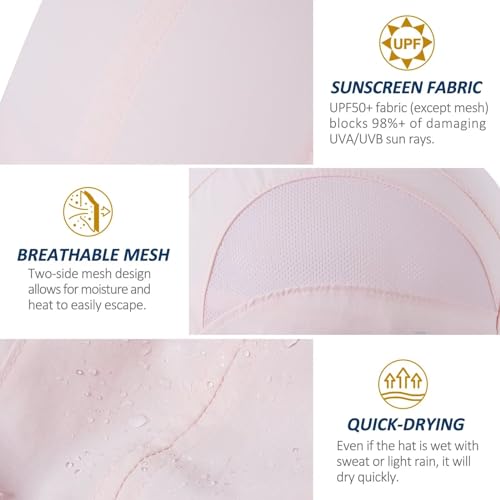 GADIEMKENSD Quick Dry Sports Hat UPF50+ (56-60cm)