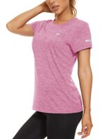 KEFITEVD Women's Quick Dry Short Sleeve Sport Top