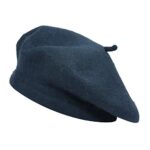 ZLYC Wool Beret Hat Classic Solid Color for Women