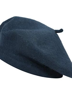 ZLYC Wool Beret Hat Classic Solid Color for Women