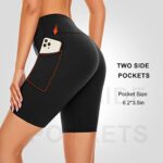SIMIYA Women's High Waist Cycling Shorts with Pockets