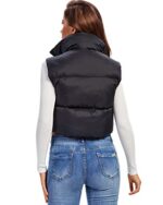 Fuinloth Women's Lightweight Padded Cropped Vest